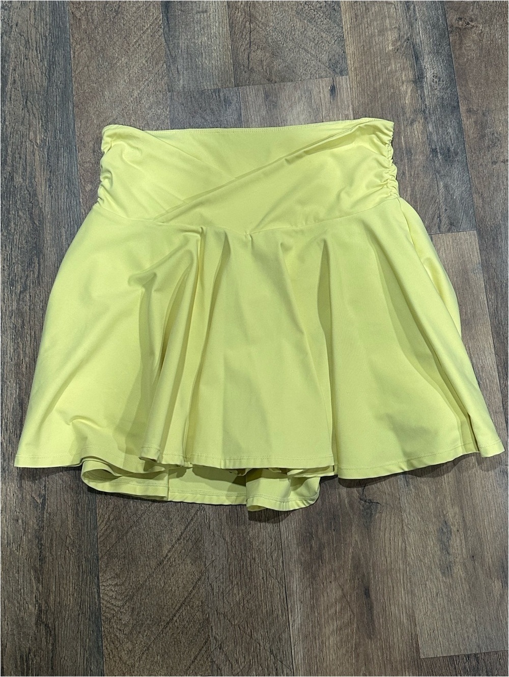 Yellow Active Skort